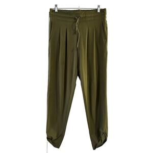 Prana Women’s Pull On Jogger Pockets Green Activewear Size Small